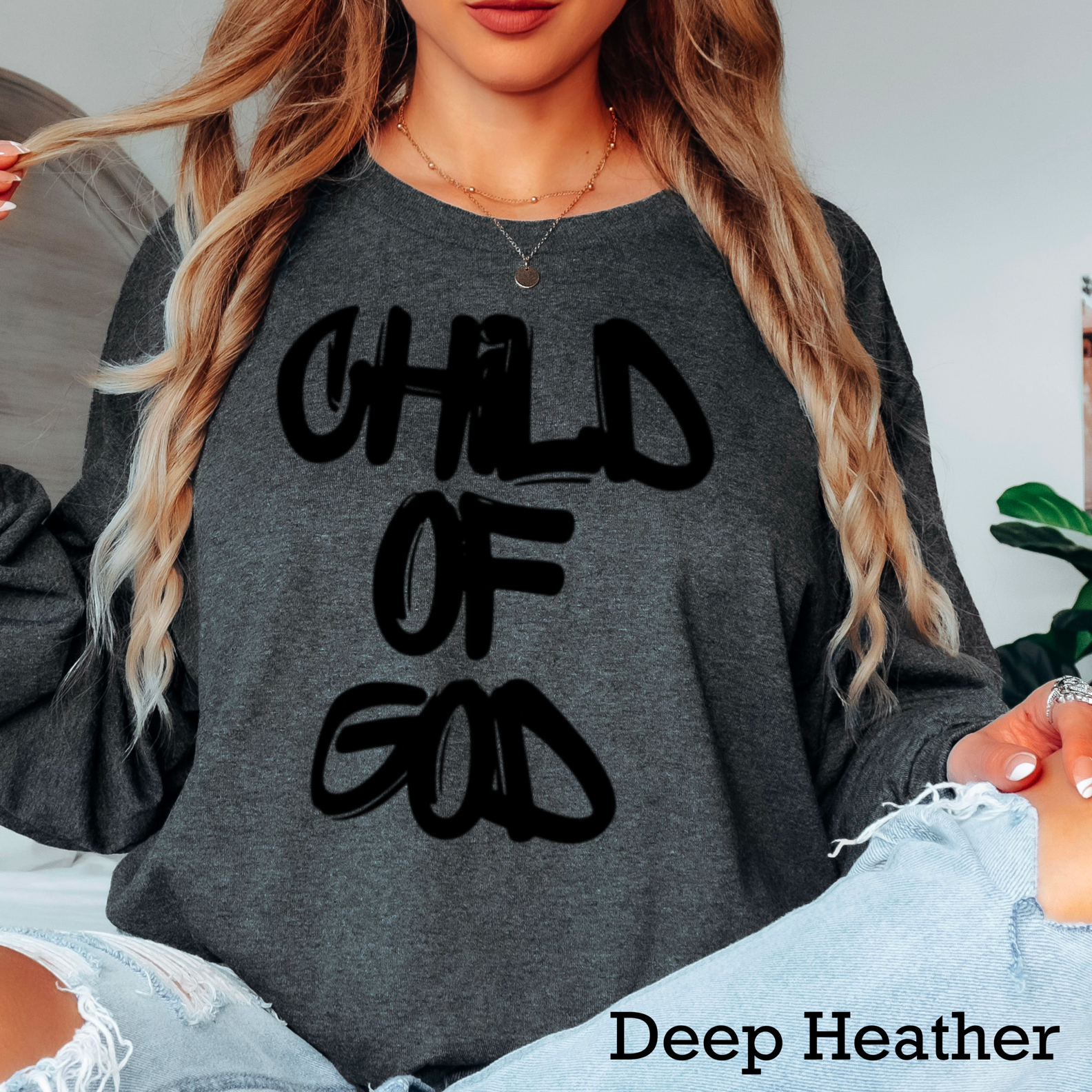 Child of God Christian Long Sleeve Shirt|Gildan