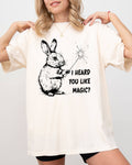 I Heard You Like Magic, Rabbit, Wand, Music, Vulgar Shirt