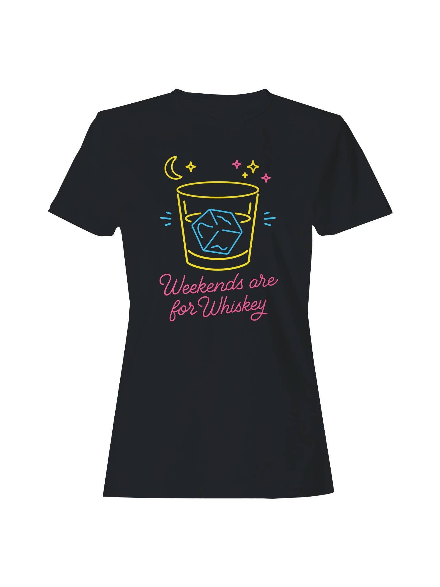 Neon Weekend Whiskey Vibes Women's T-Shirt