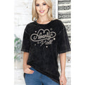 Howdy Yall -Unisex Oversized Mineral Wash Tee