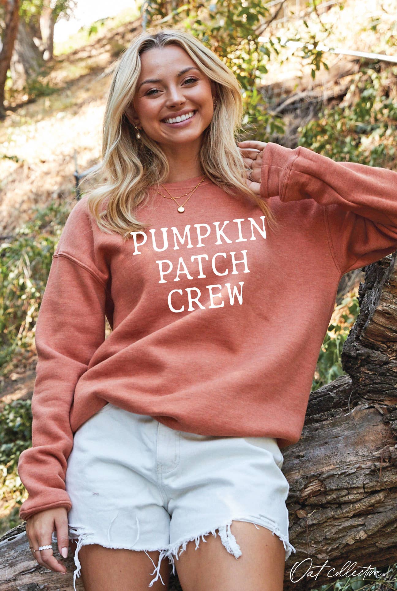 Pumpkin Patch Crew Graphic Sweatshirt