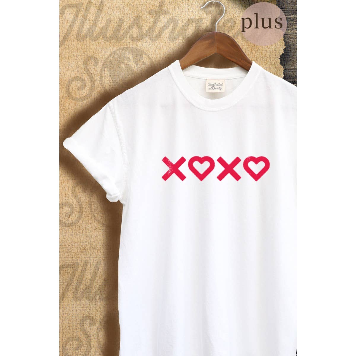 Xoxo Valentine Vintage Graphic Plus Tee