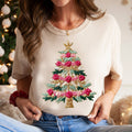 Faux French Knot Pink Tree Tee