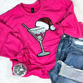 Martini Santa Sequin Sweatshirt