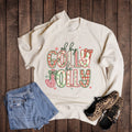 Christmas Oh By Golly Be Jolly Sweatshirt
