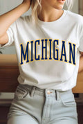 Michigan Puff Graphic Tshirts