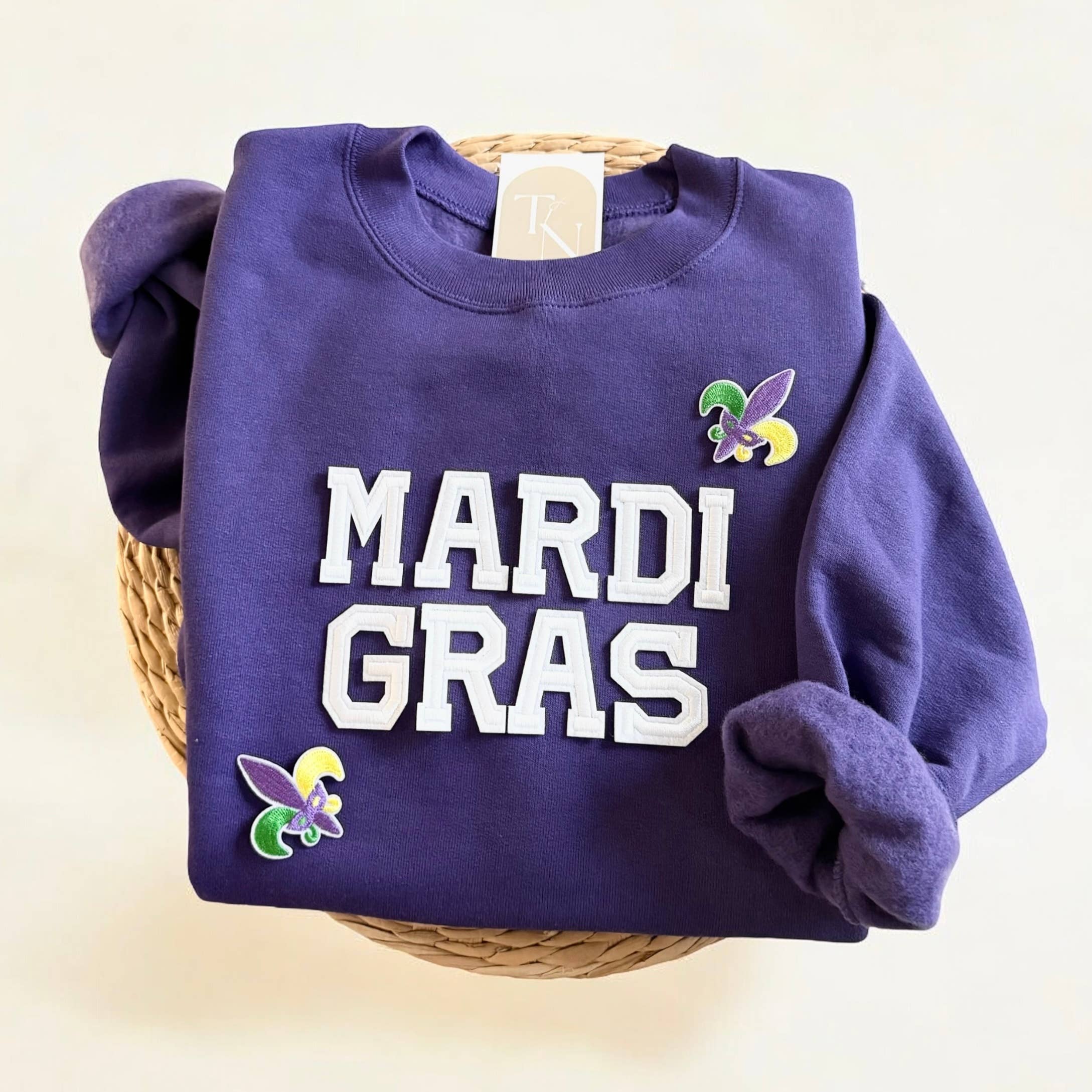 Mardi Gras Crewneck Sweatshirt