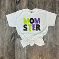 Momster On White Tee