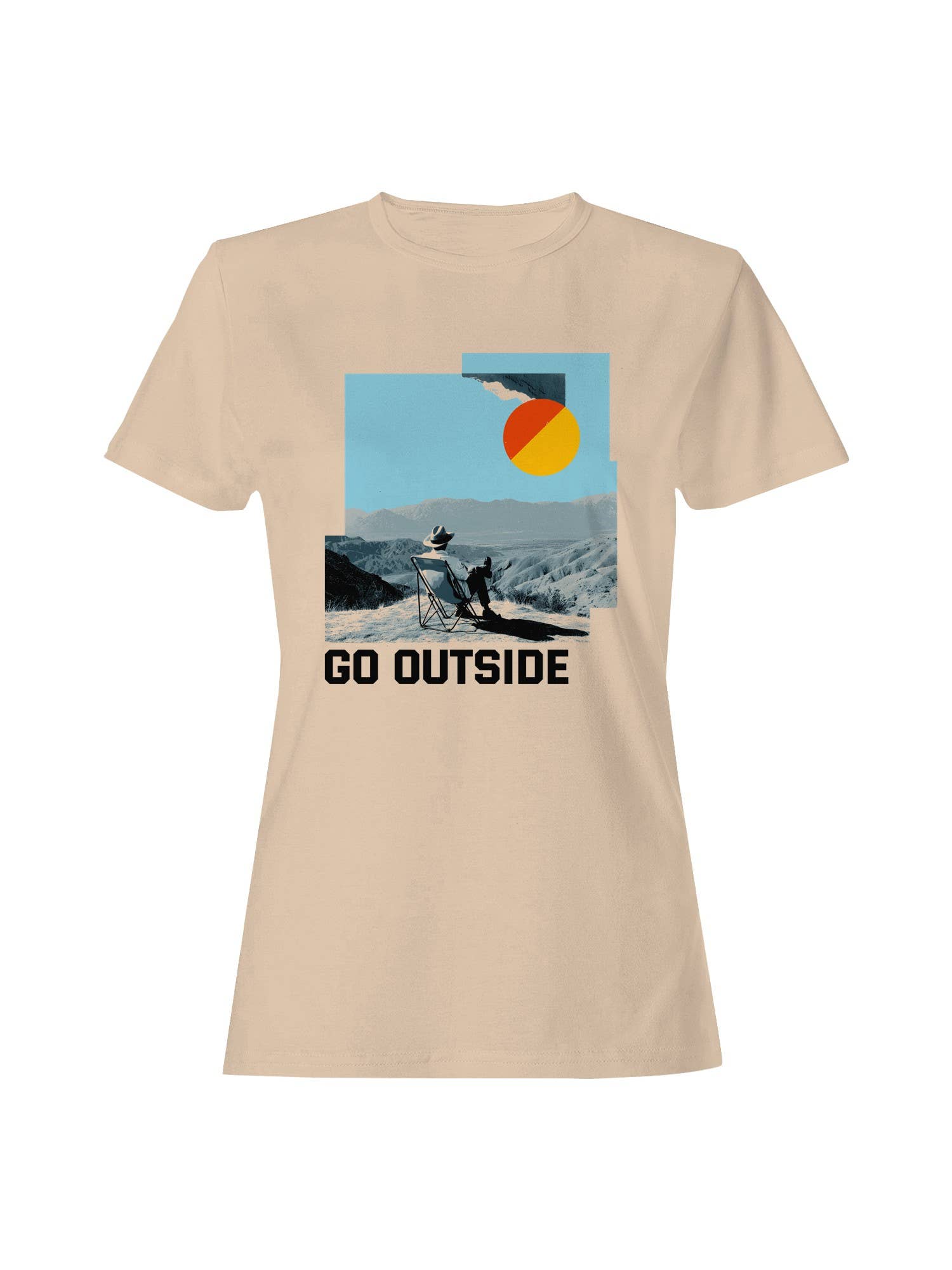 Retro Adventure: Go Outside Women's T-Shirt