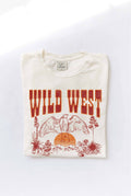 Wild West Mineral Washed Graphic Top - Western Style
