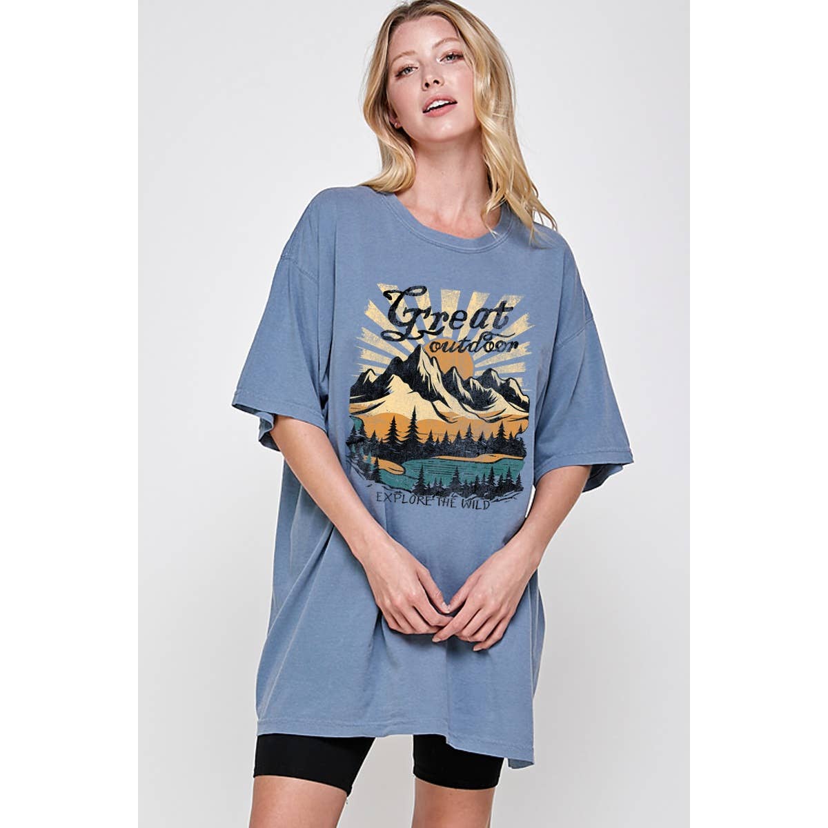 Nashville Vintage Graphic  Oversized Tee