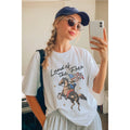 Land of the Free Graphic Oversized Tee