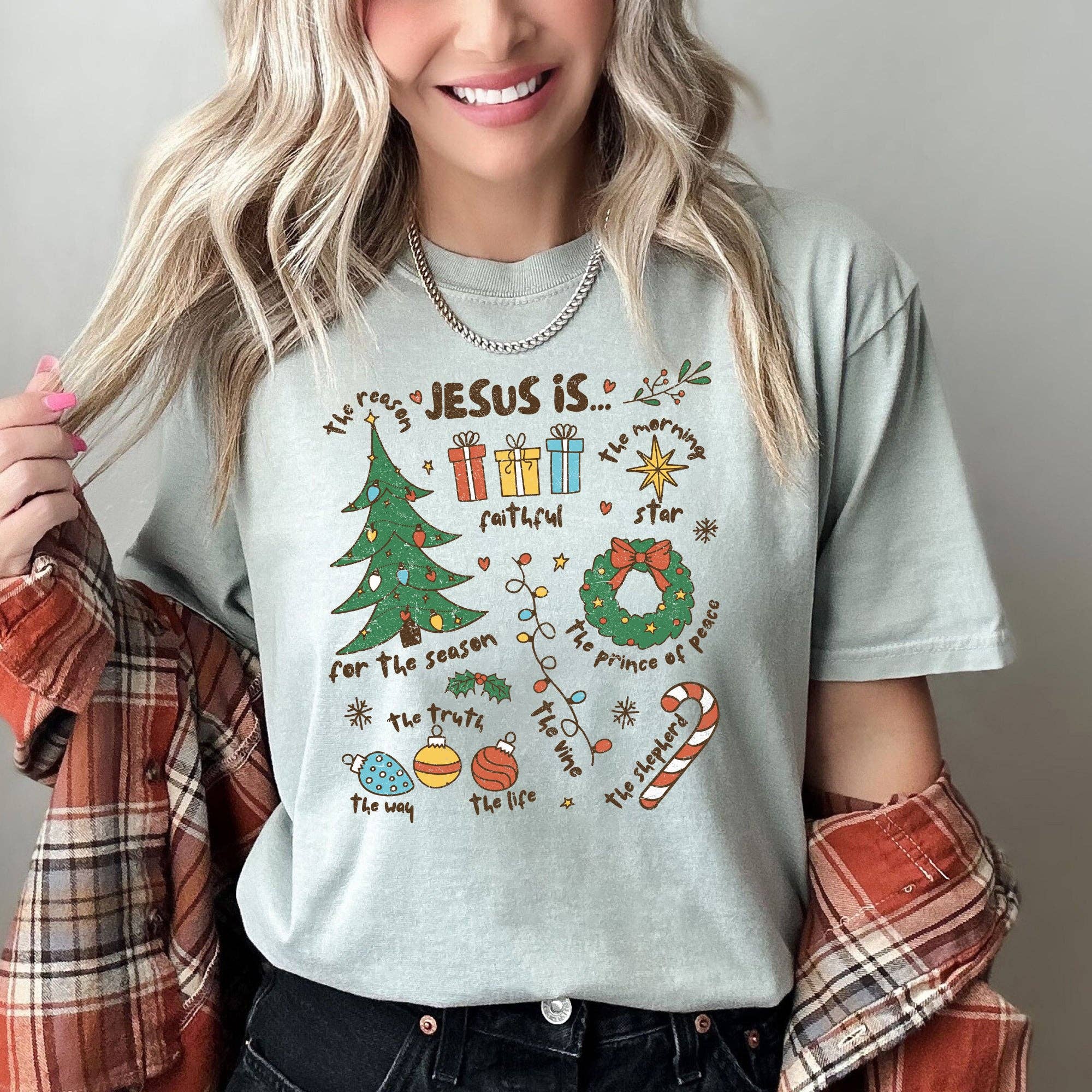 Jesus Is the Reason, Christmas, Religious, Christian Tshirt