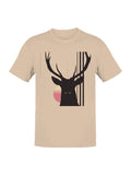 Sunrise Deer Silhouette Art Men's T-Shirt
