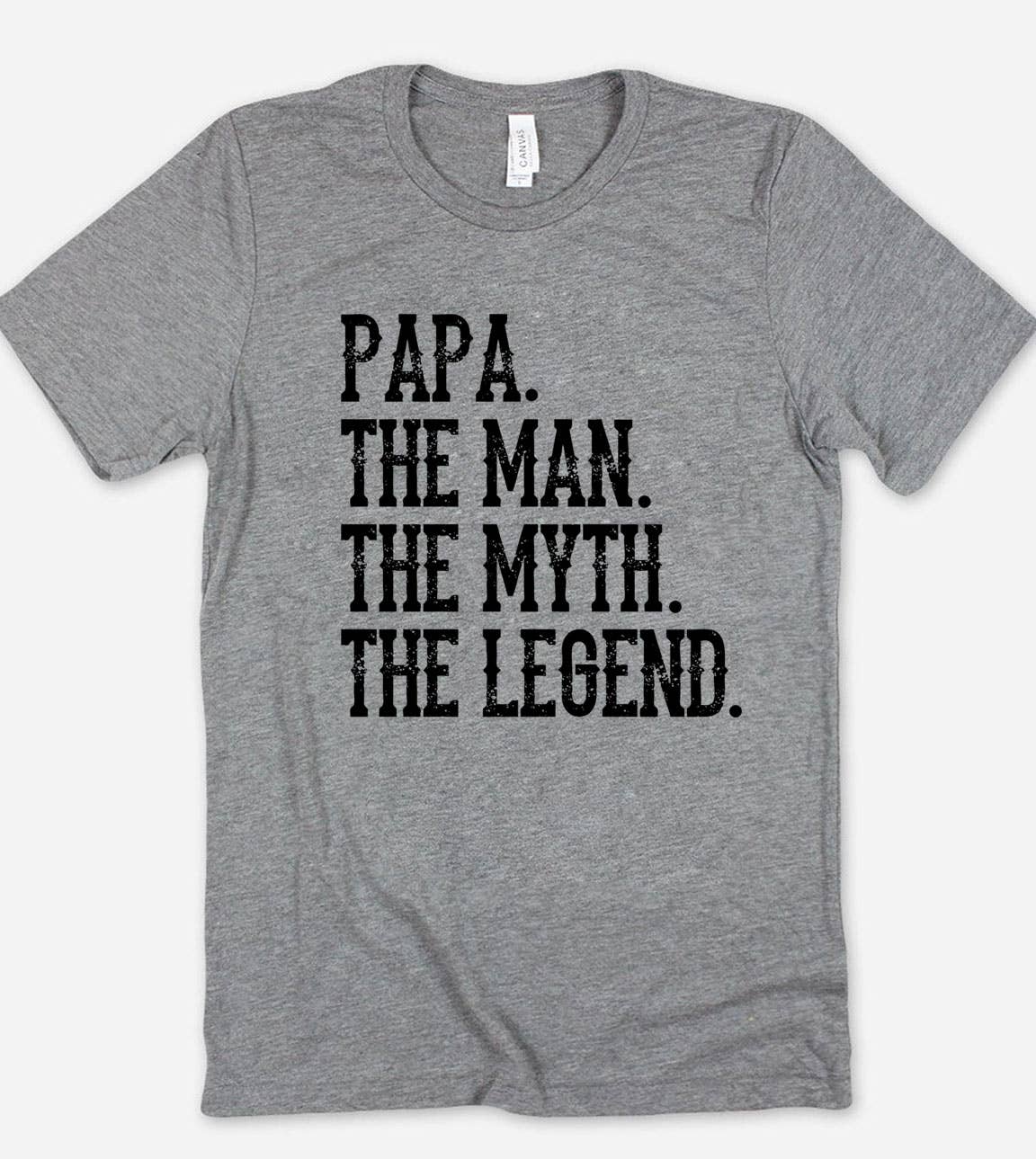 Papa the Man the Myth - Dad Father's Day Silly Fun T-Shirt