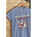 Merry Drunk Im Christmaas Vintage Graphic Plus Tee