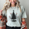 Dancing Skeletons, Santa Hats, Christmas T-Shirt