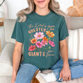 The Lord Is Greater Wild Flowers Tee