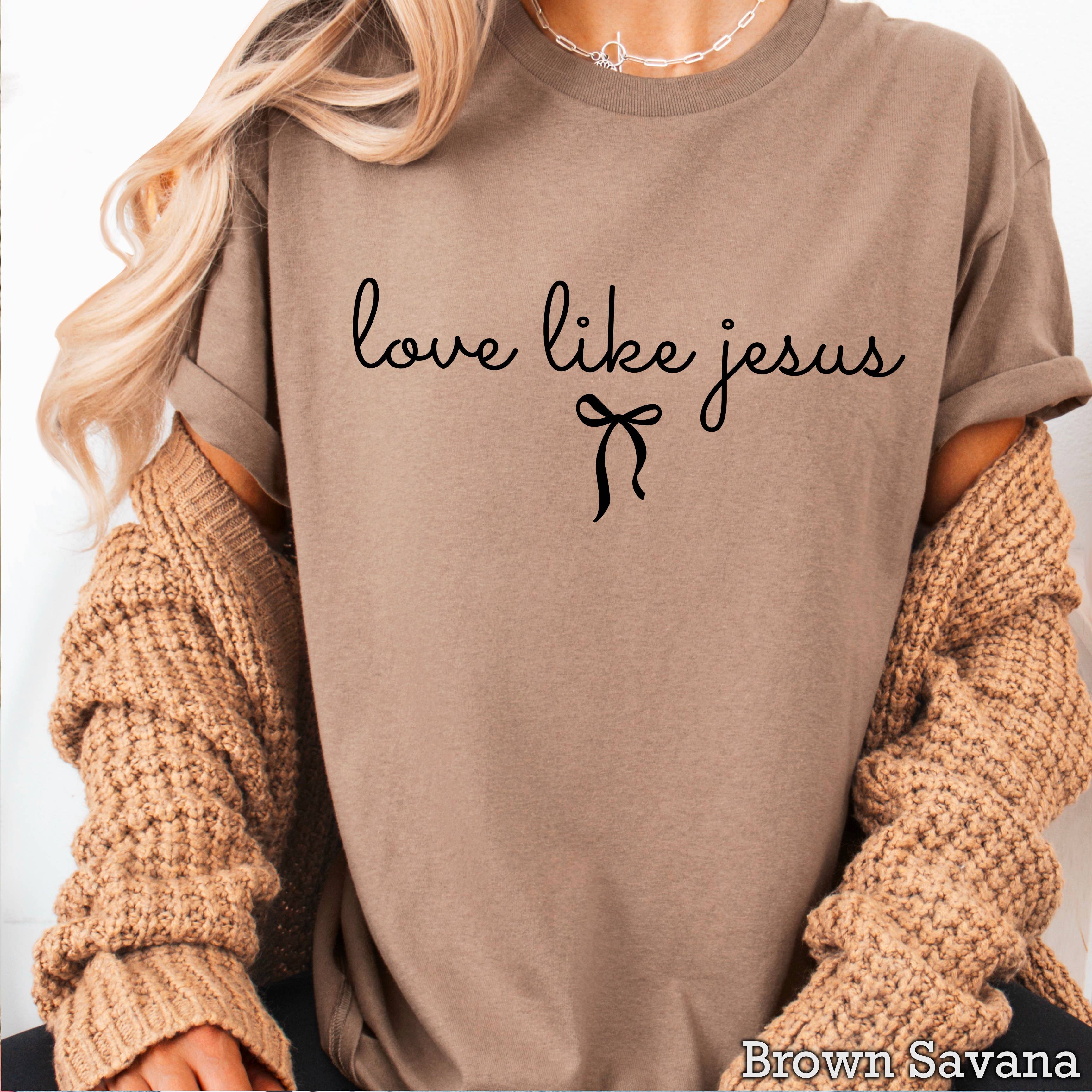 Love Like Jesus Christian Graphic T-Shirt | Gildan