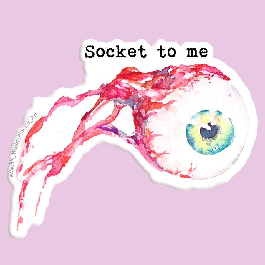 Socket To Me Sticker Decal