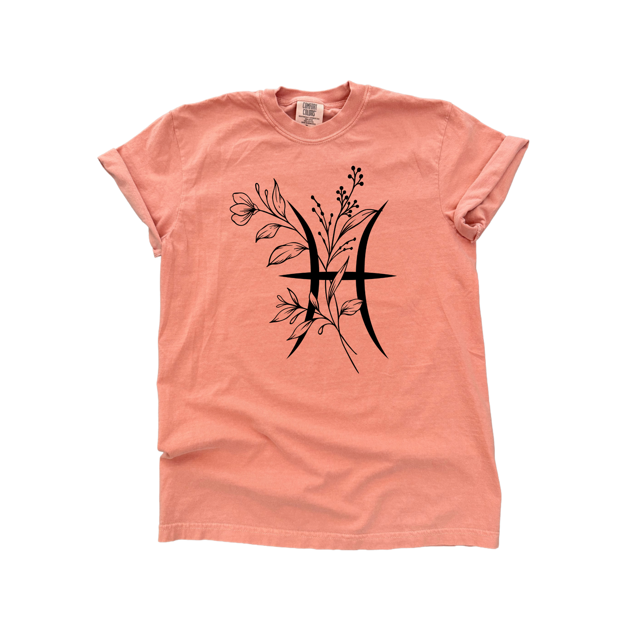 Pisces – Floral Zodiac Tee