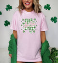 St. Patricks Day Tee, Lucky, Graphic Apparel, Checkered