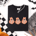 Cute Halloween Ghosts, Pattern, Coquette, T-Shirt