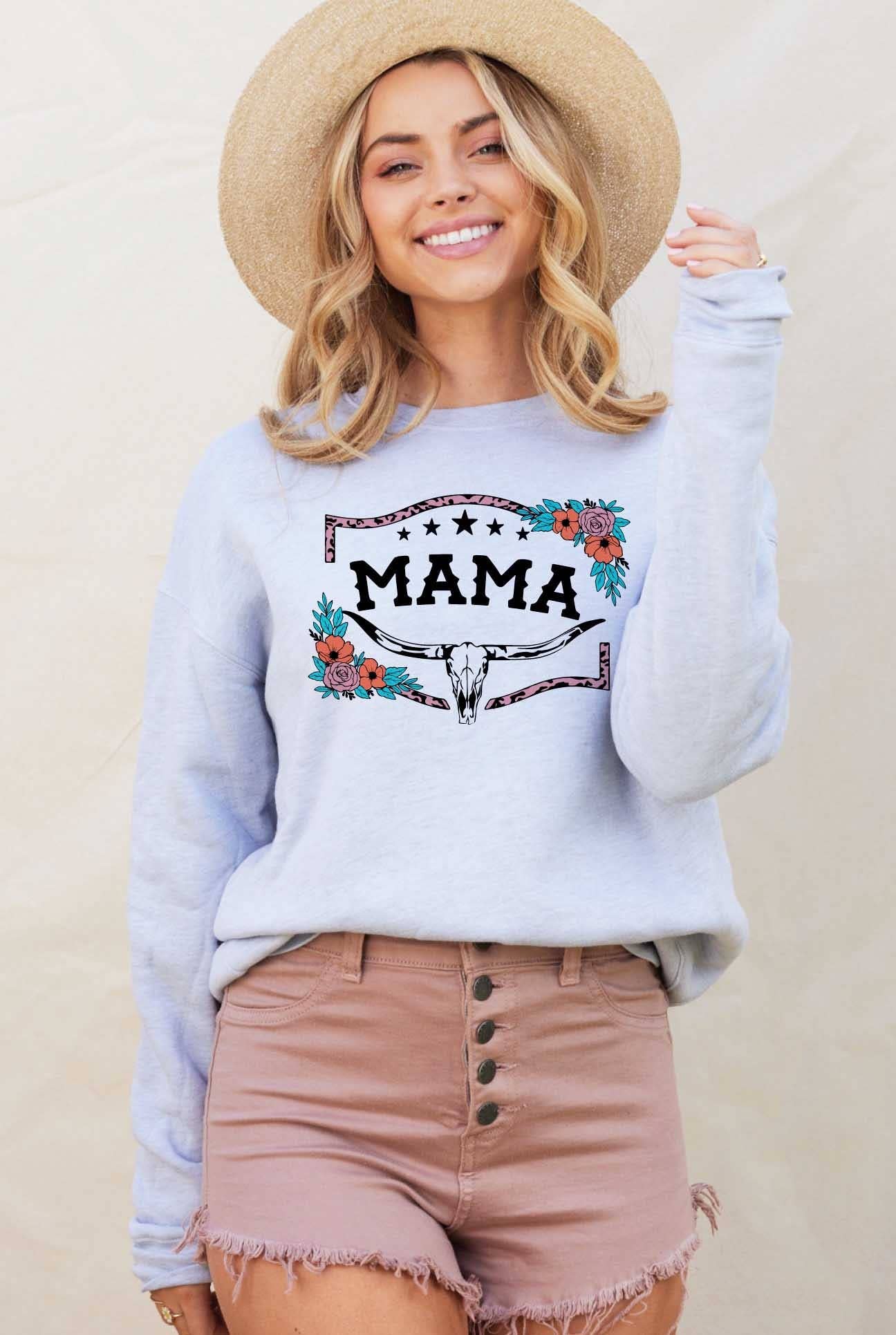 Mama Graphic Sweatshirt - Casual Fit