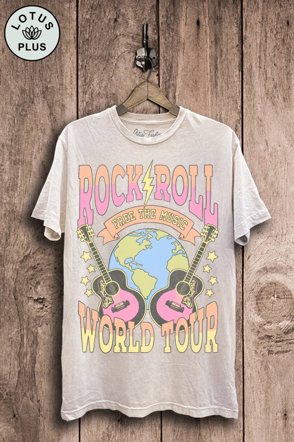 Rock and Roll World Tour Graphic Top