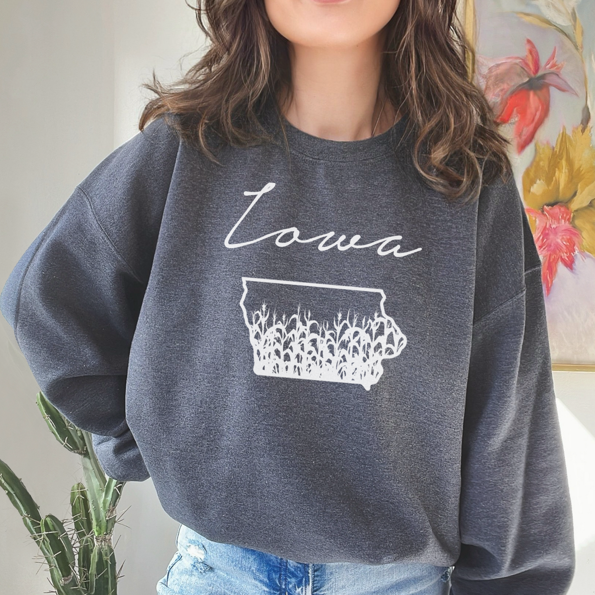 Iowa Cursive Sweatshirts and Hoodies