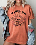 Crystal Ball, Skeleton, Funny, Pumpkin, Halloween T-Shirt