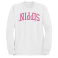 Sippin' Pretty Pink Retro Men's Sweatshirt