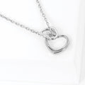 Gold-Dipped Double Hearts Necklace