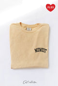 Midwest Chest Print Plus Mineral Graphic Top