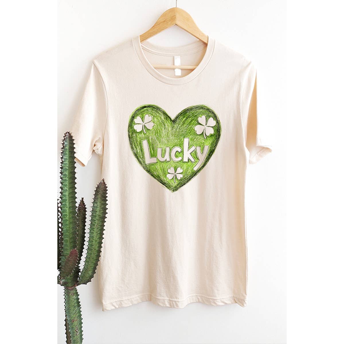 St Patricks Lucky Vintage Graphic Tee