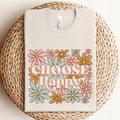 Choose Happy Floral Graphic Tee