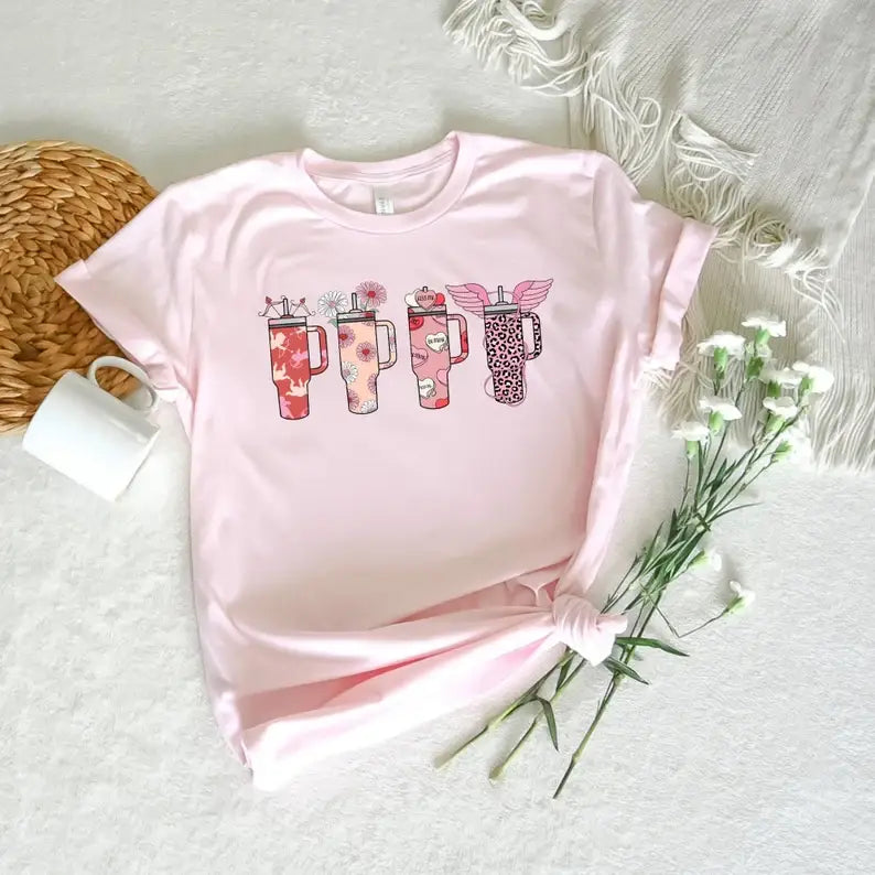 Valentine Day Coffee T-Shirt - Bella Canvas