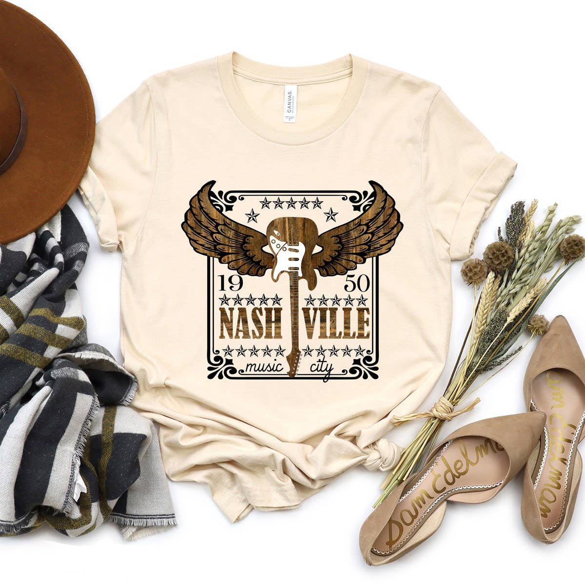 Country Music Nashville T-Shirt - Country Music Rocks Tee