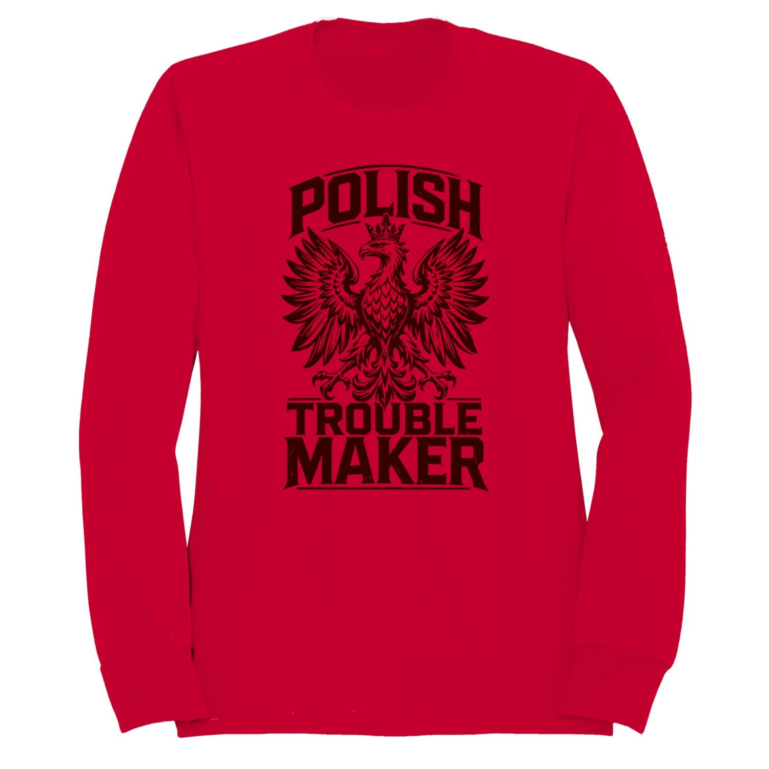 Polish Troublemaker Eagle Crest Women's Sweatshirt