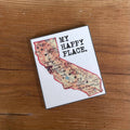 California Map Magnets and Key Chains