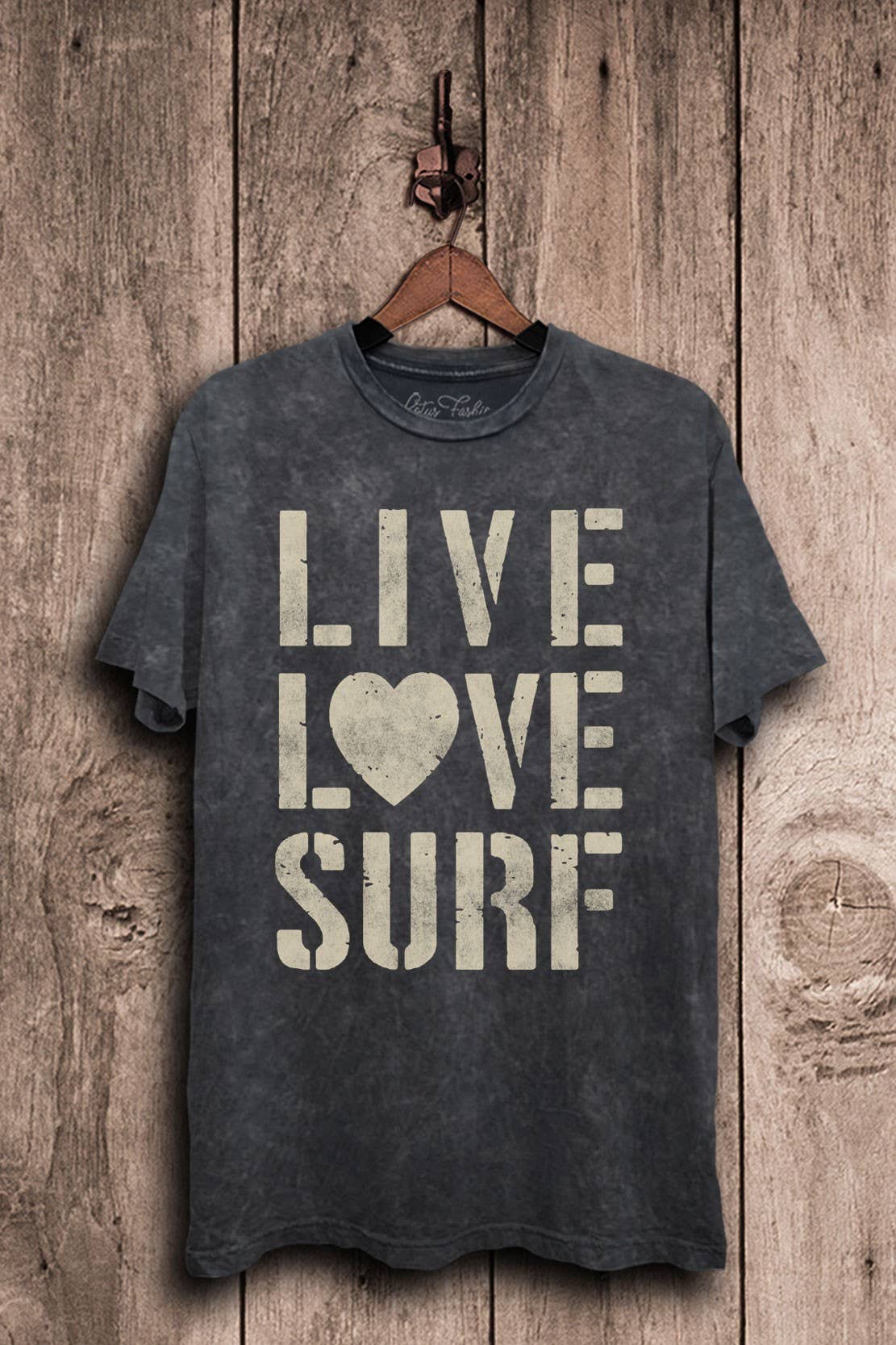Live Love Surf Graphic Top