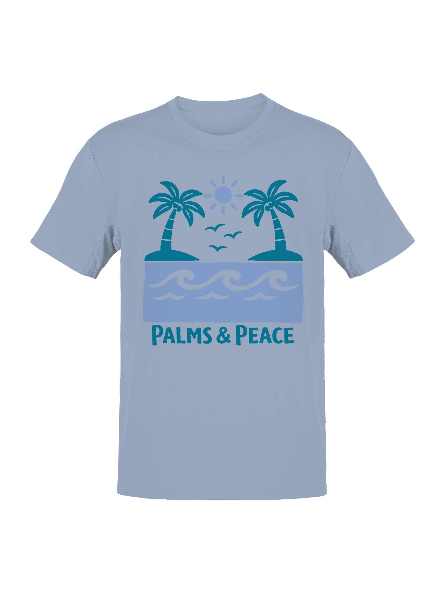 Tropical Waves and Calm Sun Men's T-Shirt
