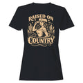 Raised On Western Country Women's T-Shirt Black