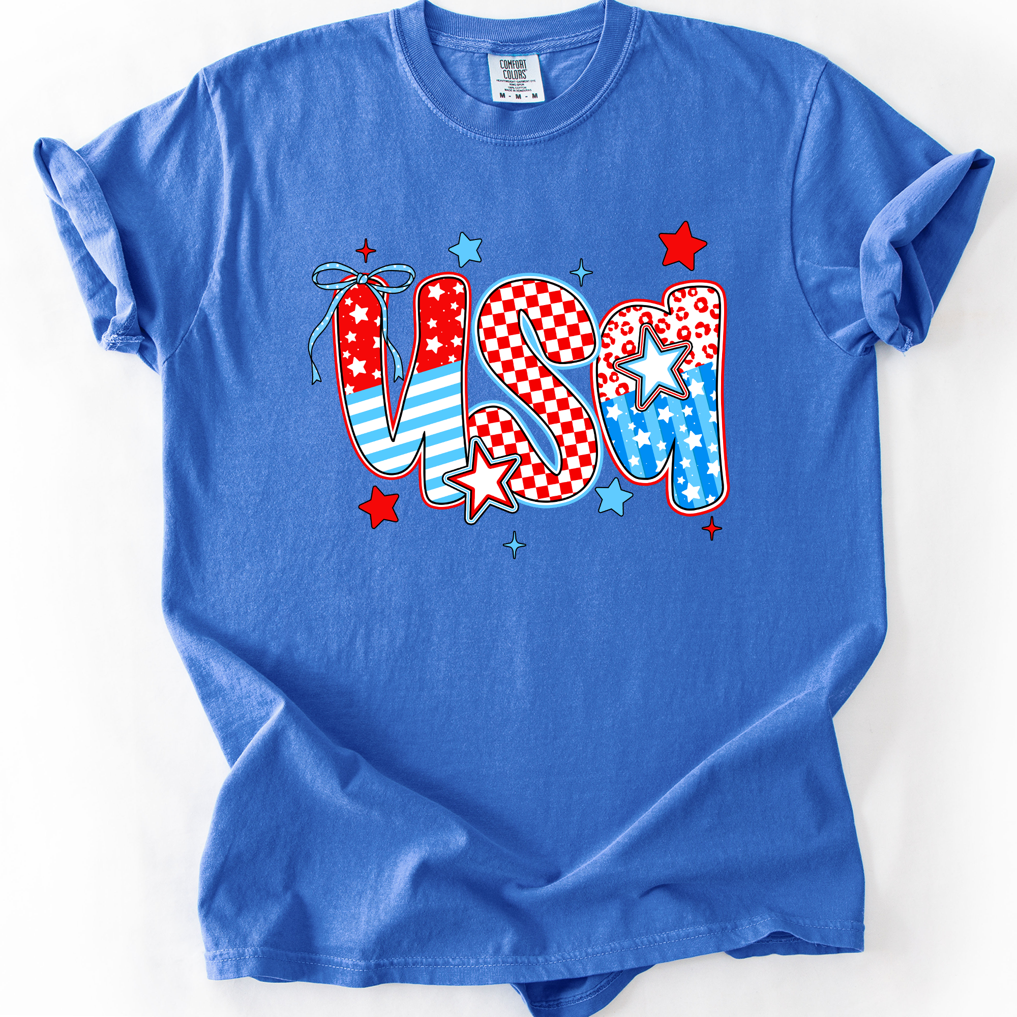 USA, Patriotic Patterns Fourth of July, America T-Shirt