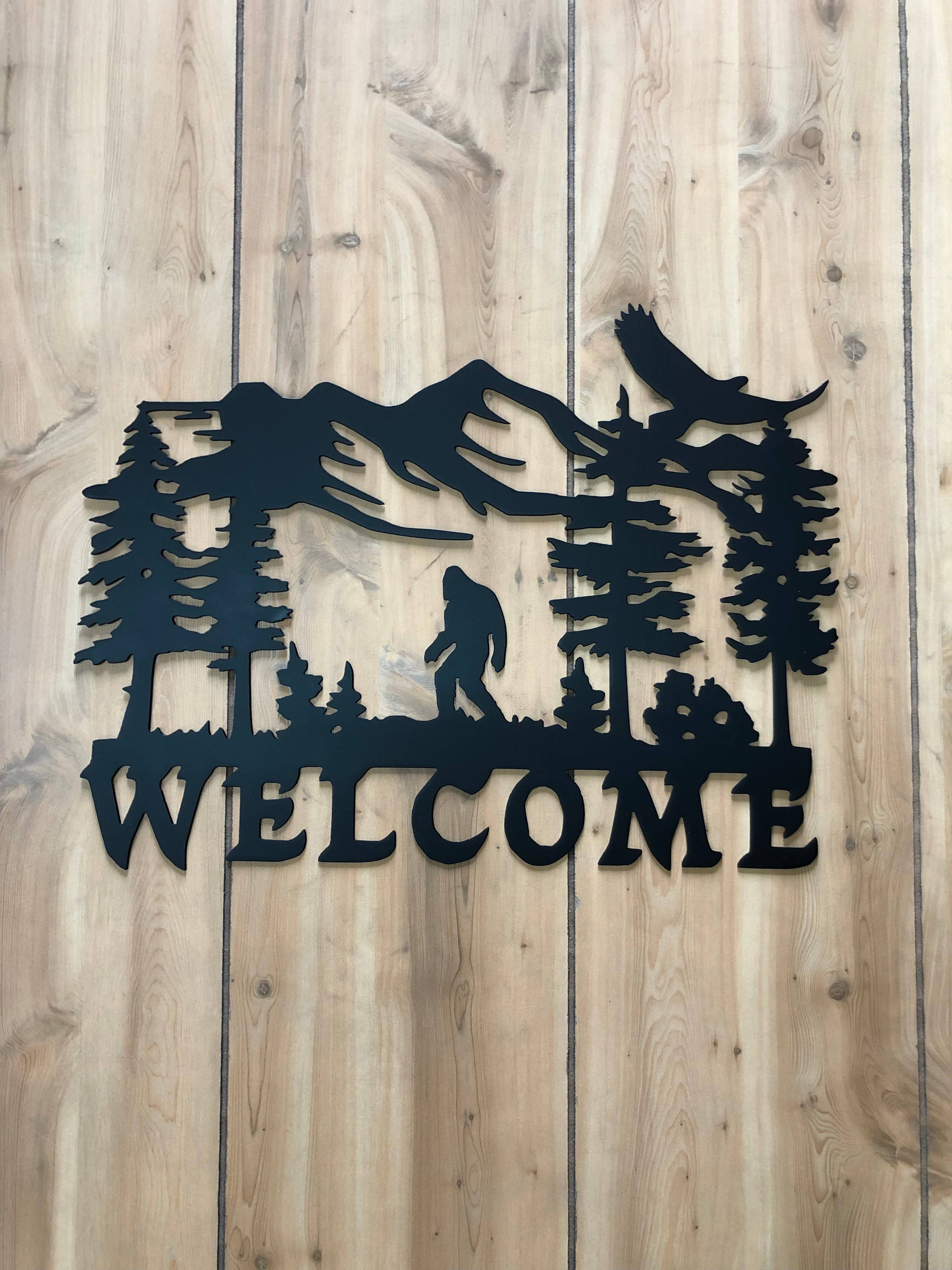 Bigfoot Welcome Sign