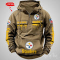 Pittsburgh Steelerr Custom Vintage Cargo Hoodies, Fan Gift