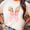 Coquette Easter Bunny Ears Graphic Shirt | Comfort Colors