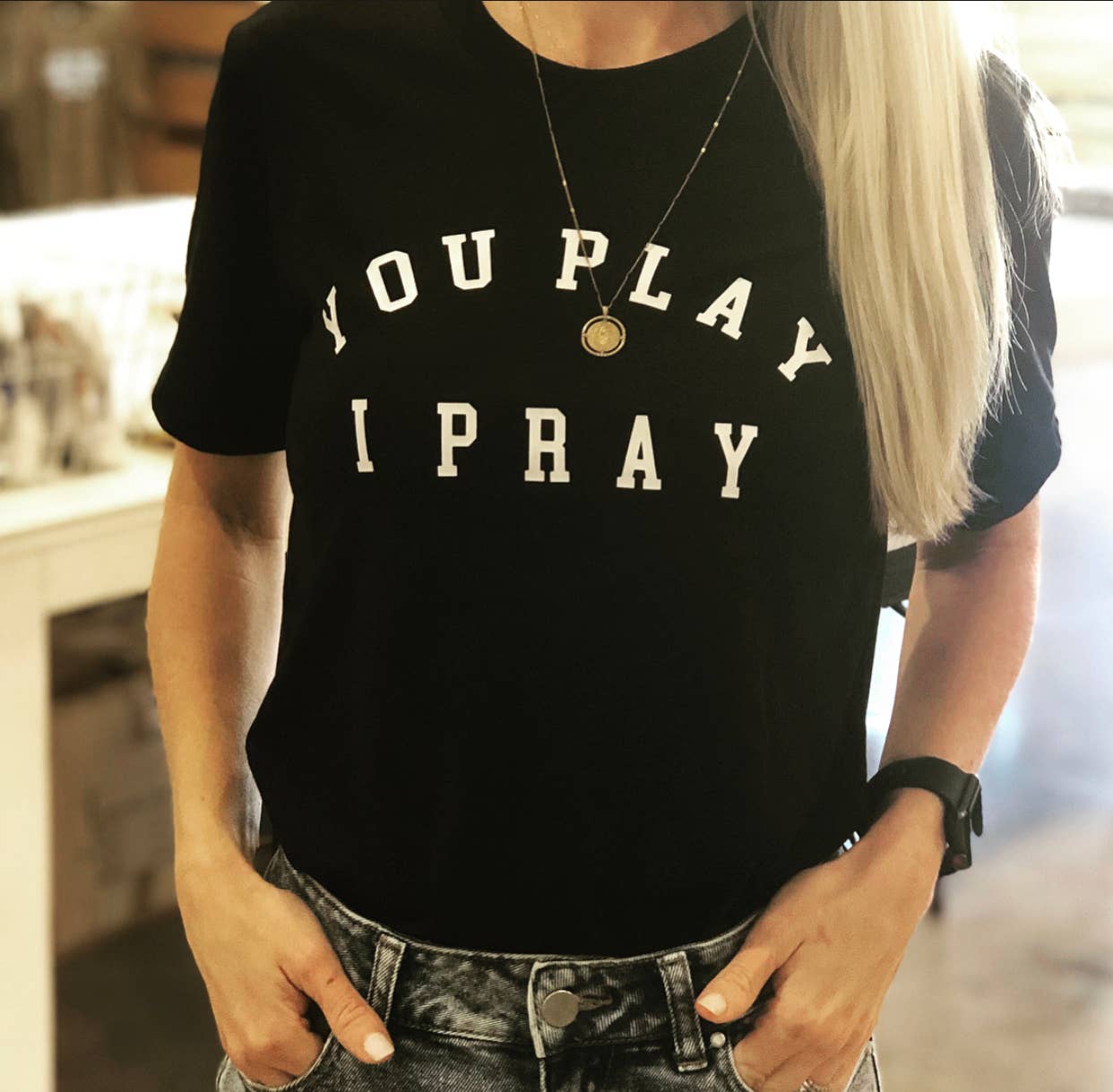Black College Tee | Gameday | Sports Mom