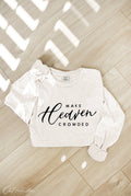 Make Heaven Mineral Washed Long Sleeve Graphic