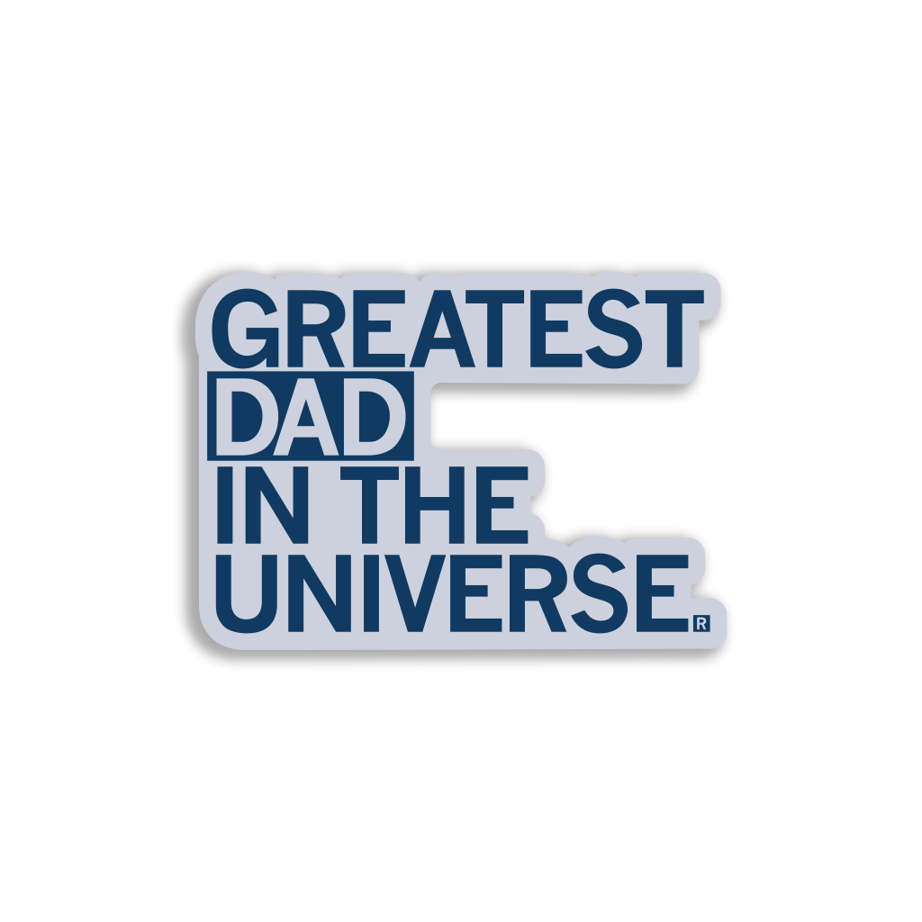 Greatest Dad in the Universe Die-Cut Sticker